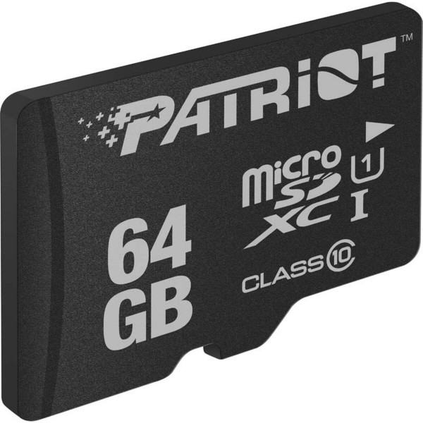 Карта пам'яті microSDXC (UHS-1) Patriot LX Series 64Gb class 10