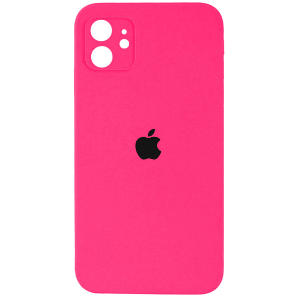 Чохол для смартфона Silicone Full Case AA Camera Protect for Apple iPhone 11 23,Shiny Pink