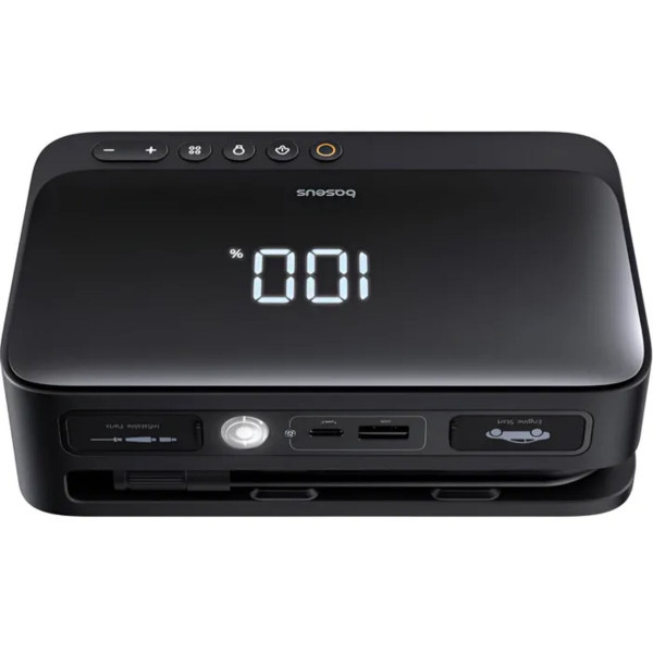 Автомобільний пуско-зарядний пристрій Baseus Super Energy Series 4-in-1 Car Jump Starter 600A Cluster Black