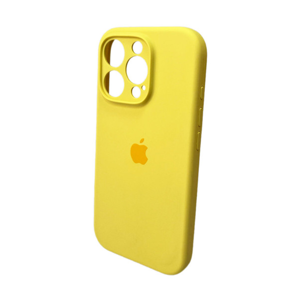 Чохол для смартфона Silicone Full Case AA Camera Protect for Apple iPhone 16 Pro Max 4,Yellow
