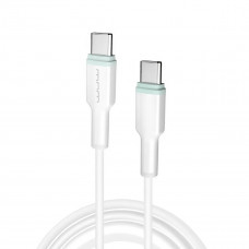Кабель WUW-X205 Type-C to Type-C 65W 1m white