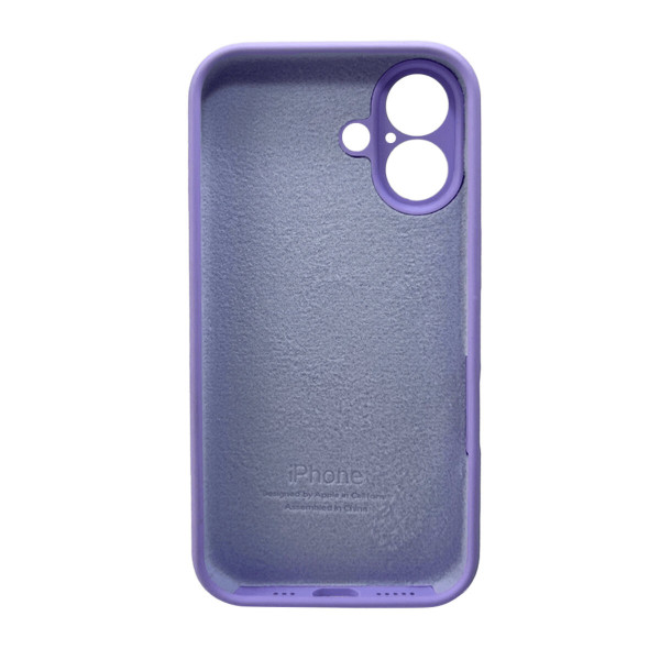 Чохол для смартфона Silicone Full Case AA Camera Protect for Apple iPhone 16 26,Elegant Purple