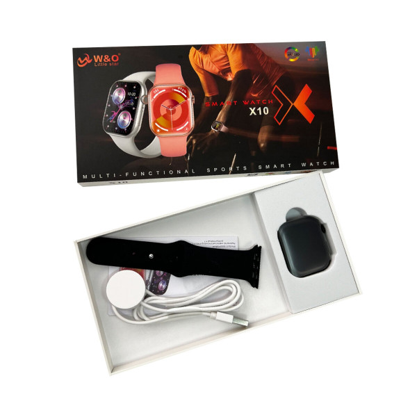 Смарт-годинник W&O X10 Amoled+IP67 Black