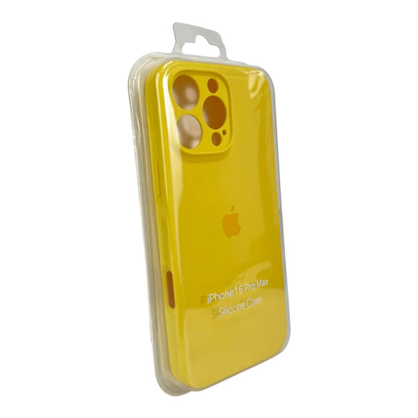 Чохол для смартфона Silicone Full Case AA Camera Protect for Apple iPhone 16 Pro 56,Sunny Yellow