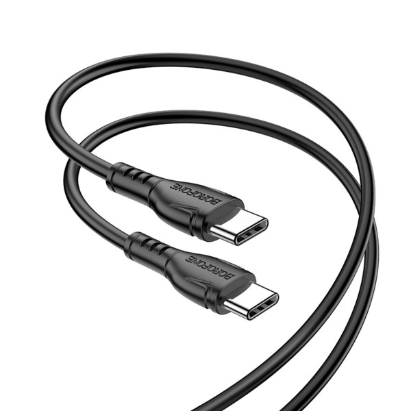 Кабель BOROFONE BX51 Triumph 60W charging data cable Type-C to Type-C Black