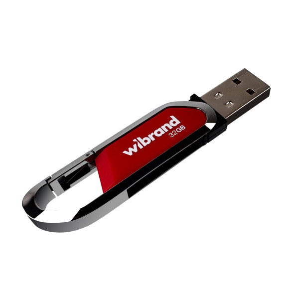 Флеш-накопичувач Wibrand USB 2.0 Aligator 32Gb Dark Red