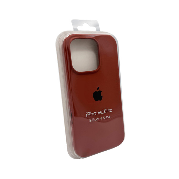 Чохол для смартфона Silicone Full Case AA Open Cam for Apple iPhone 16 Pro 42,Saddle Brown