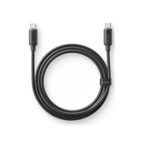 Кабель Baseus Foamed Silicone Fast Charging Data Cable USB-C to USB-C 100W Comic 1m Black