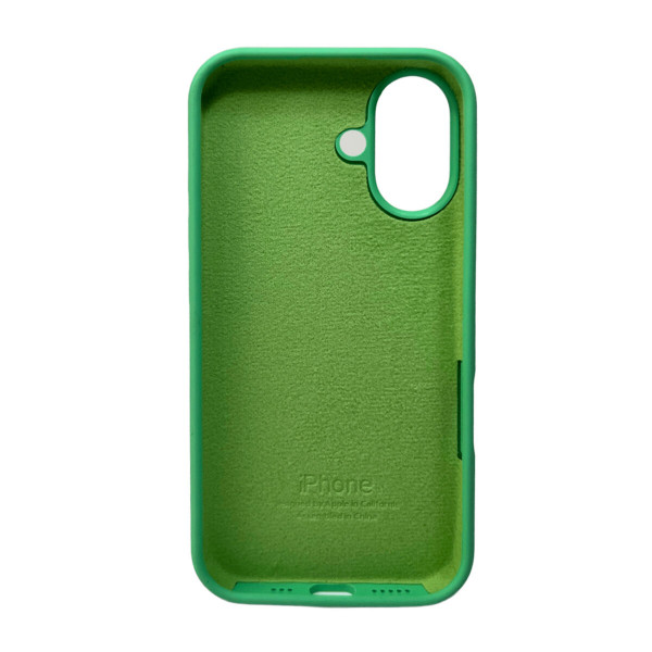 Чохол для смартфона Silicone Full Case AA Open Cam for Apple iPhone 16 30,Spearmint