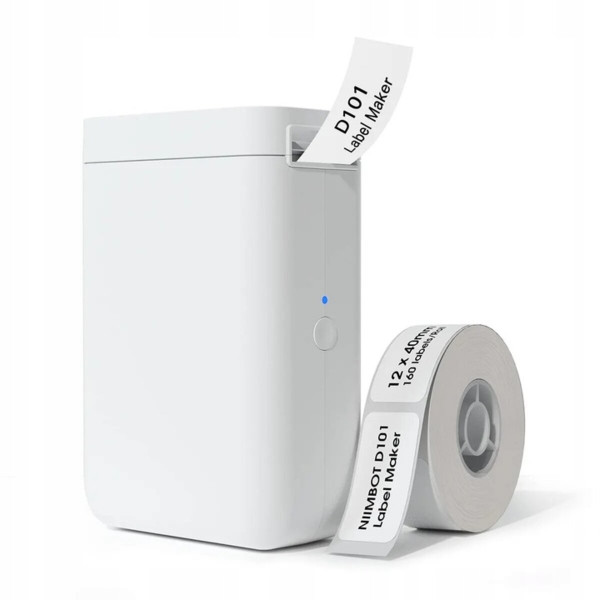 Термопринтер для друку наклейок NIIMBOT D101 White (A1A88628624)