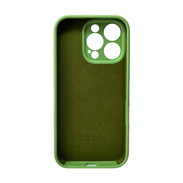Чохол для смартфона Silicone Full Case AA Camera Protect for Apple iPhone 16 1,Mint