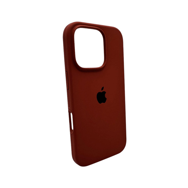Чохол для смартфона Silicone Full Case AA Open Cam for Apple iPhone 16 Pro 42,Saddle Brown