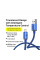 Кабель Baseus Crystal Shine Series Fast Charging Data Cable USB to iP 2.4A 2m Blue