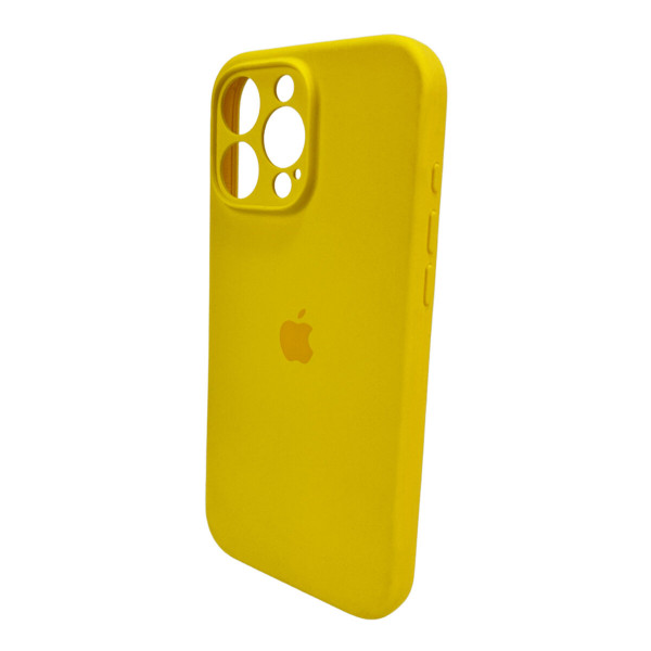 Чохол для смартфона Silicone Full Case AA Camera Protect for Apple iPhone 16 Pro 56,Sunny Yellow