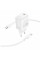 Мережевий зарядний пристрій з кабелем BOROFONE BN26 Fuente single-port PD20W charger set (C to C) (EU) White