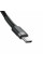 Кабель Baseus Cafule PD2.0 100W flash charging USB Type-C-Type-C cable (20V 5A) 2m Gray+Black