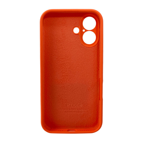 Чохол для смартфона Silicone Full Case AA Camera Protect for Apple iPhone 16 52,Orange
