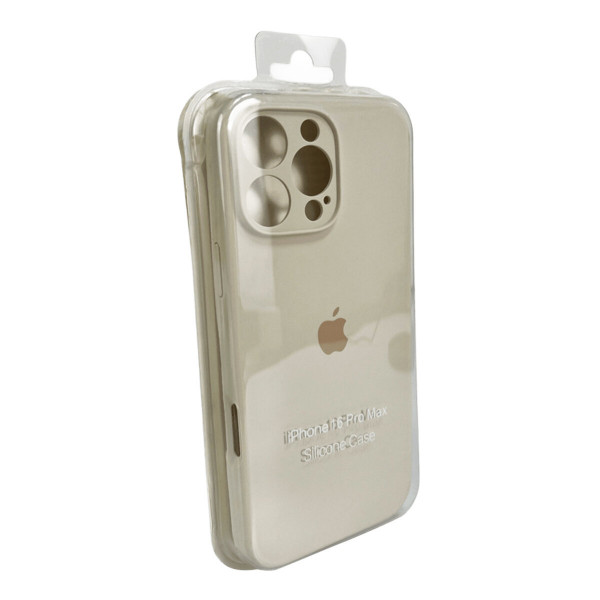 Чохол для смартфона Silicone Full Case AA Camera Protect for Apple iPhone 16 Pro Max 9,Antique White