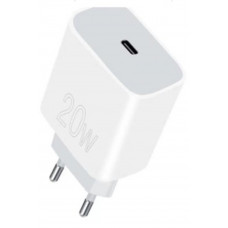 Мережевий зарядний пристрій WUW-C176 20W PD USB-C  white