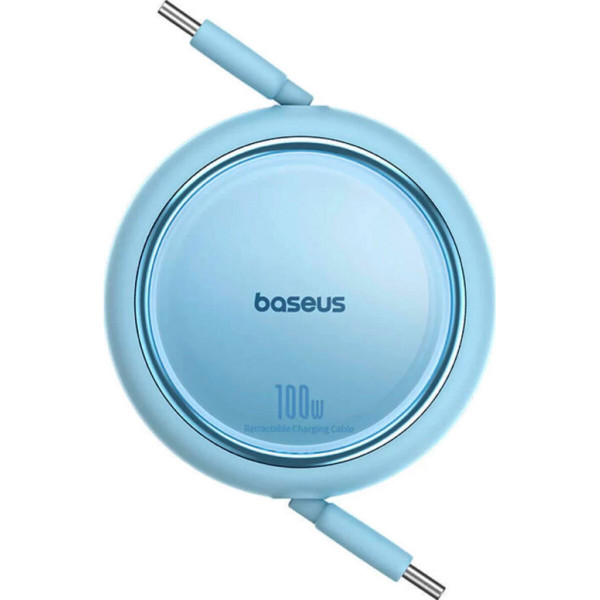 Кабель Baseus Free2Draw Mini Retractable Charging Cable Type-C to Type-C 100W 1m Galaxy Blue