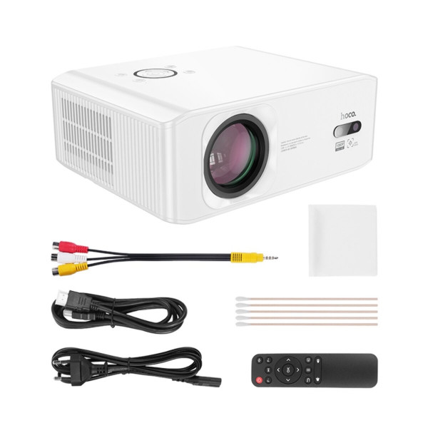 Проектор HOCO DT3 Smart electric focus projector(1080P Android version)(EU) White