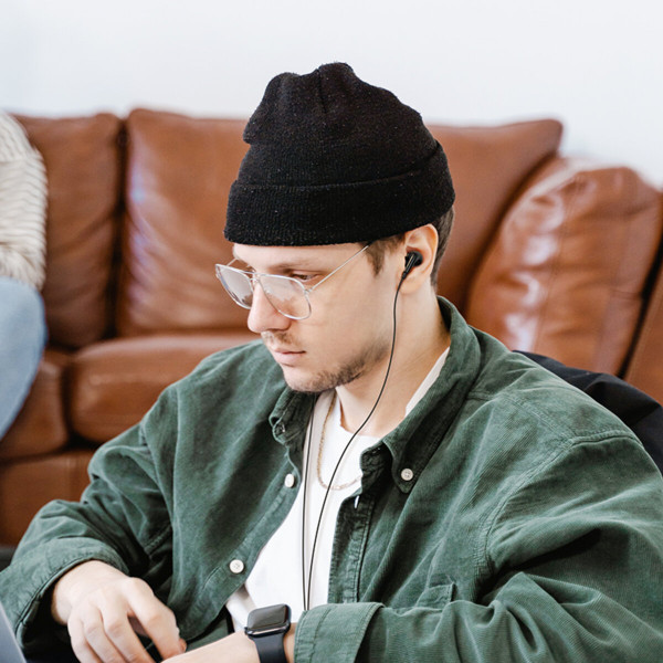 Навушники BOROFONE BM100 Pro Fuente universal earphones with microphone Black