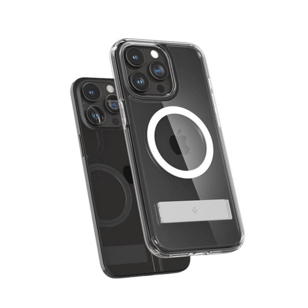 Чохол Spigen AAA Magnetic Clear Stand for Apple iPhone 16 Transparent