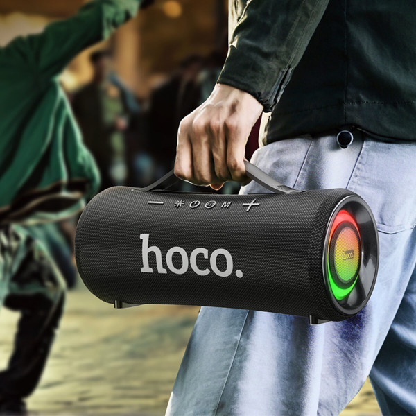 Портативна колонка HOCO HA10 Oleada outdoor BT speaker Black