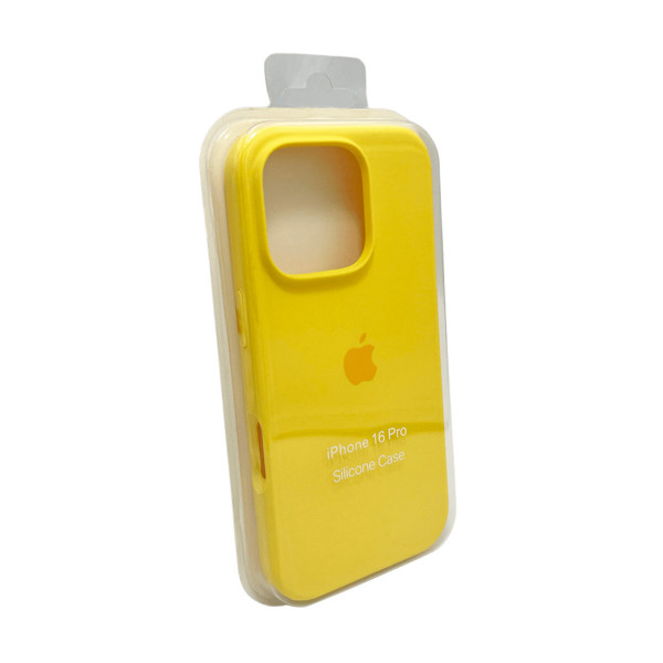 Чохол для смартфона Silicone Full Case AA Open Cam for Apple iPhone 16 Pro 4,Yellow