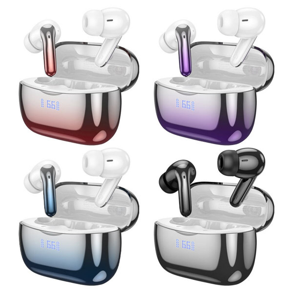 Бездротові навушники HOCO EQ16 Shine true wireless ANC+ENC Noise Reduction BT headset Blue glaze