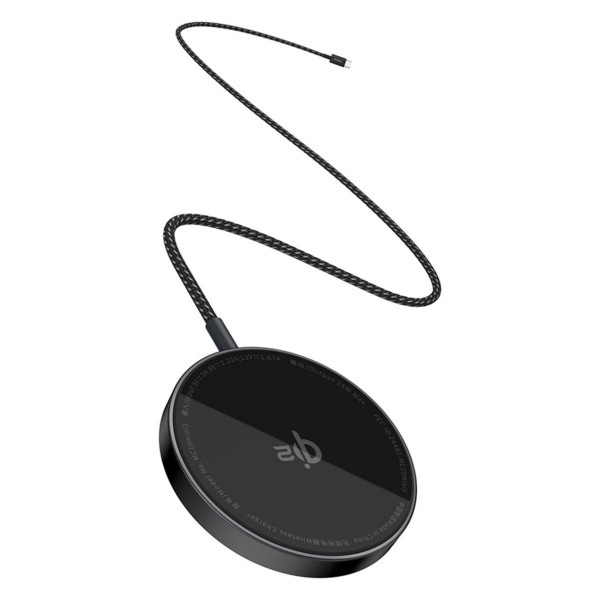 Бездротовий зарядний пристрій Baseus Simple Mini4 Air Magnetic Wireless Charger Qi2 15W Cluster Black