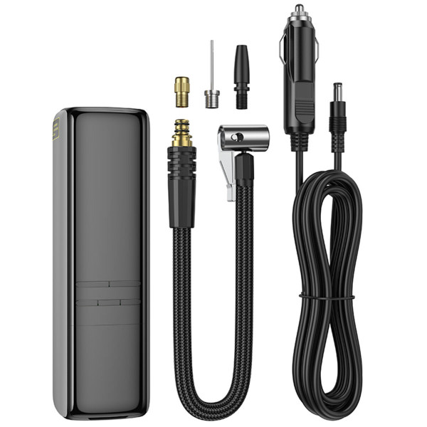 Автомобільний насос BOROFONE FC1 Flow intelligent air pump Black Gray