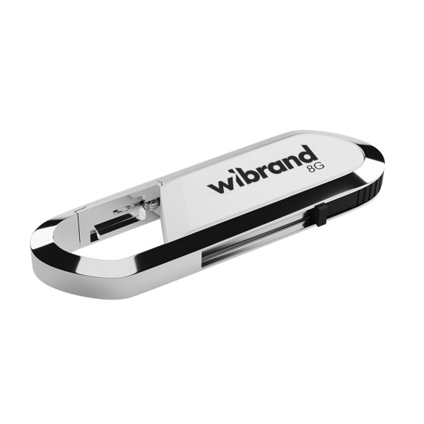 Флеш-накопичувач Wibrand USB 2.0 Aligator 8Gb White