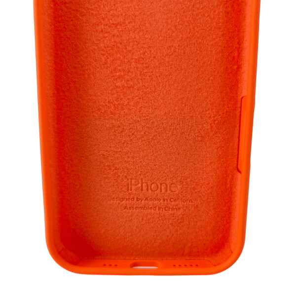 Чохол для смартфона Silicone Full Case AA Camera Protect for Apple iPhone 16 52,Orange