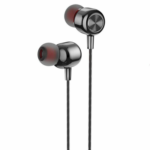 Навушники HOCO M87 String wired earphones with with microphone Gloomy Black