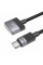 Кабель HOCO U141 Magnetic charging cable Type-C to Mag3 Black