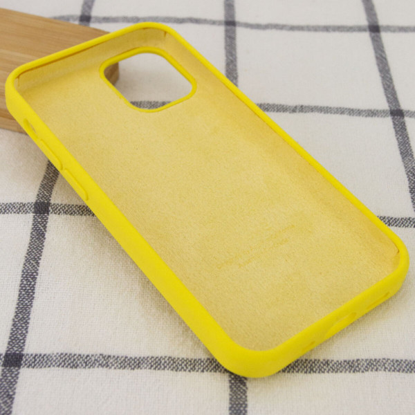 Чохол для смартфона Silicone Full Case AA Open Cam for Apple iPhone 15 Pro Max 56,Sunny Yellow