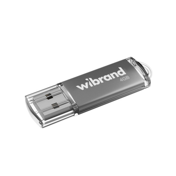 Флеш-накопичувач Wibrand USB 2.0 Cougar 4Gb Silver