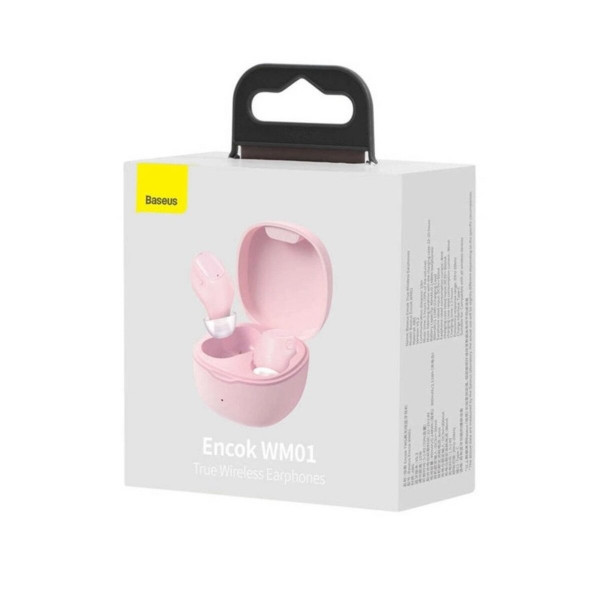 Бездротові навушники Baseus Bowie WM01 True Wireless Earphones Pink
