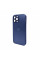 Чохол для смартфона AG Glass Matt Frame Color Logo for Apple iPhone 13 Pro Max Navy Blue