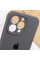 Чохол для смартфона Silicone Full Case AA Camera Protect for Apple iPhone 15 Pro Max 12,Dark Grey