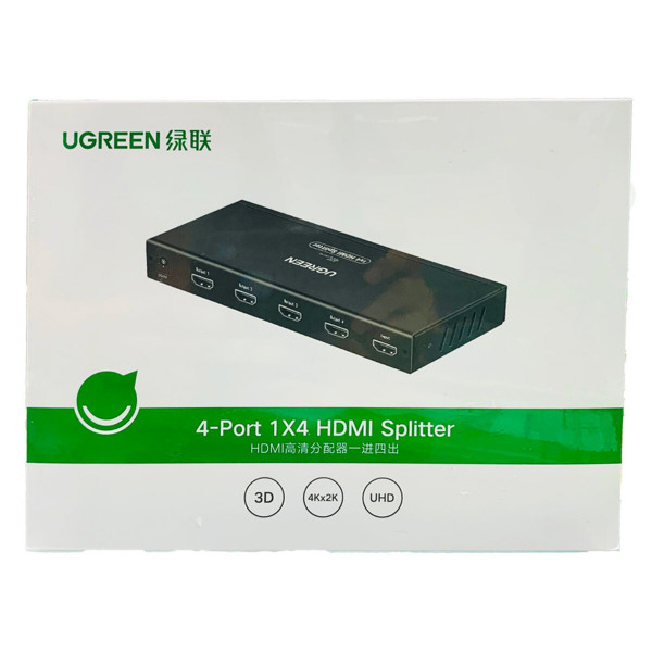 Сплітер UGREEN HDMI Splitter 1 In 4 Out EU