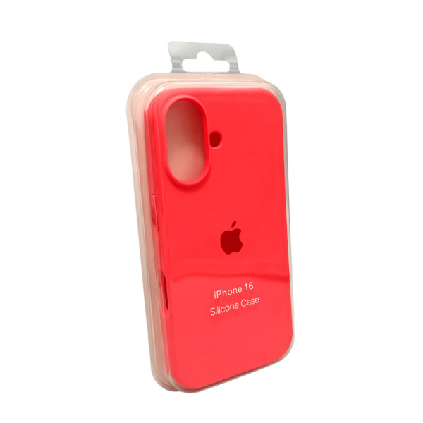 Чохол для смартфона Silicone Full Case AA Open Cam for Apple iPhone 16 50,Pink Orange