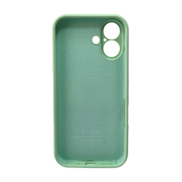 Чохол для смартфона Silicone Full Case AA Camera Protect for Apple iPhone 16 51,Avokado Green
