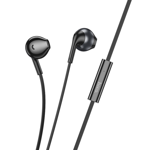 Навушники HOCO M115 Sagacious universal earphones with microphone iP Black