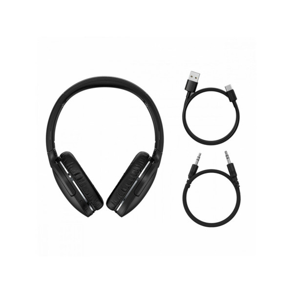 Бездротові навушники Baseus Encok Wireless headphone D02 Pro Black (2022 Edition)