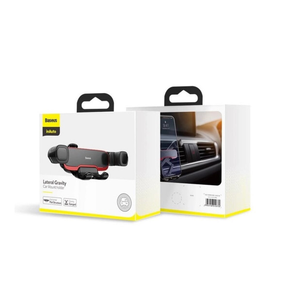 Автотримач для телефона Baseus Mr Hui Gravity Car Mount Black