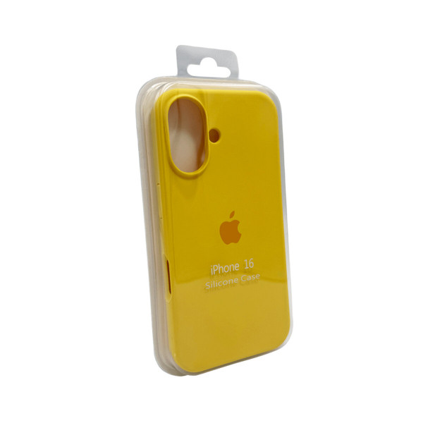 Чохол для смартфона Silicone Full Case AA Open Cam for Apple iPhone 16 33,Canary Yellow