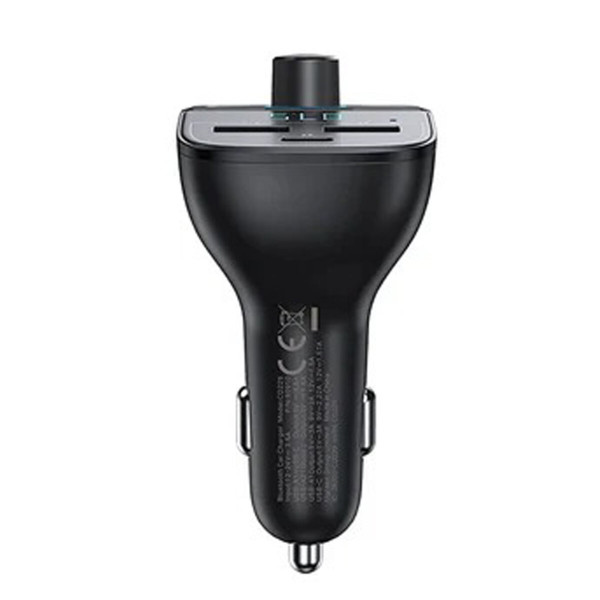 АЗП з FM-модулятором UGREEN CD229 FM&Bluetooth Transmitter&Car Charger + TF  Slot Black