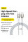 Кабель Baseus Glimmer Series Fast Charging Data Cable USB to Type-c 100W 1m White